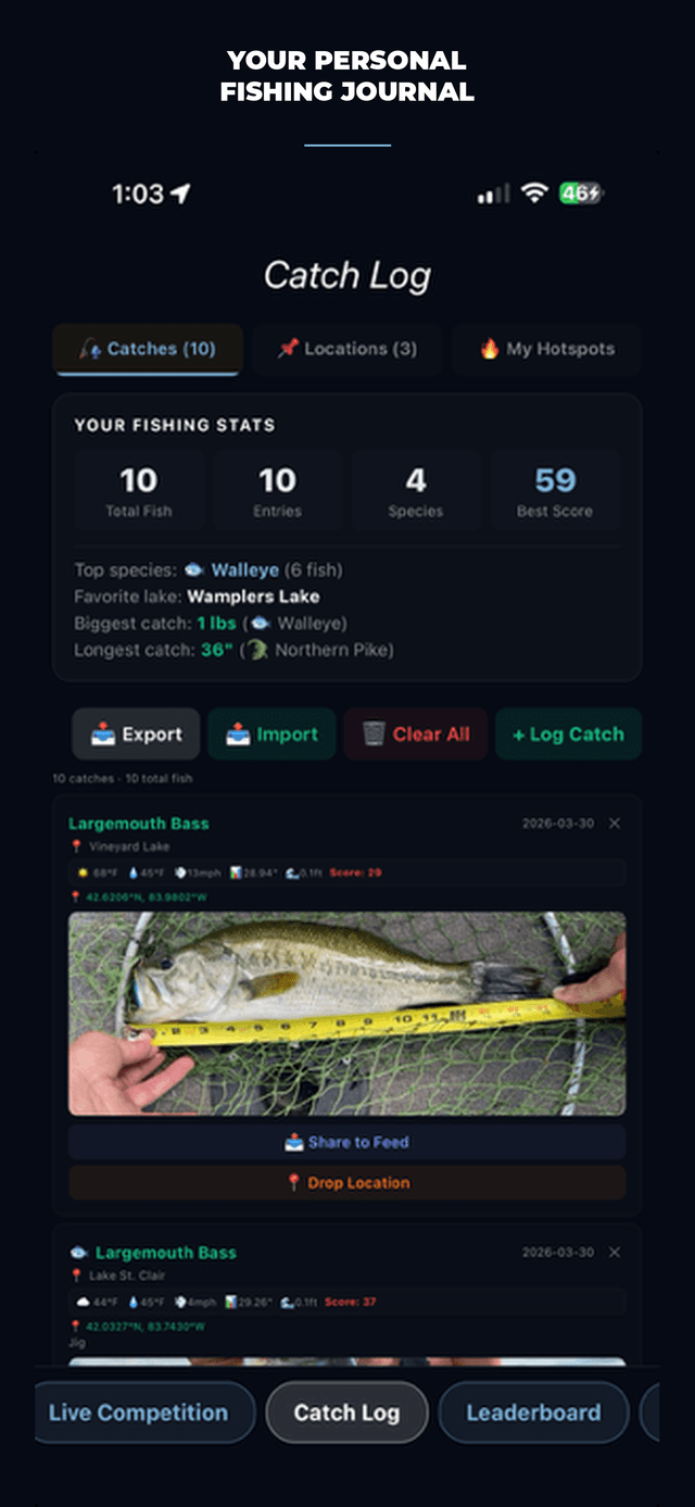 Catch Log
